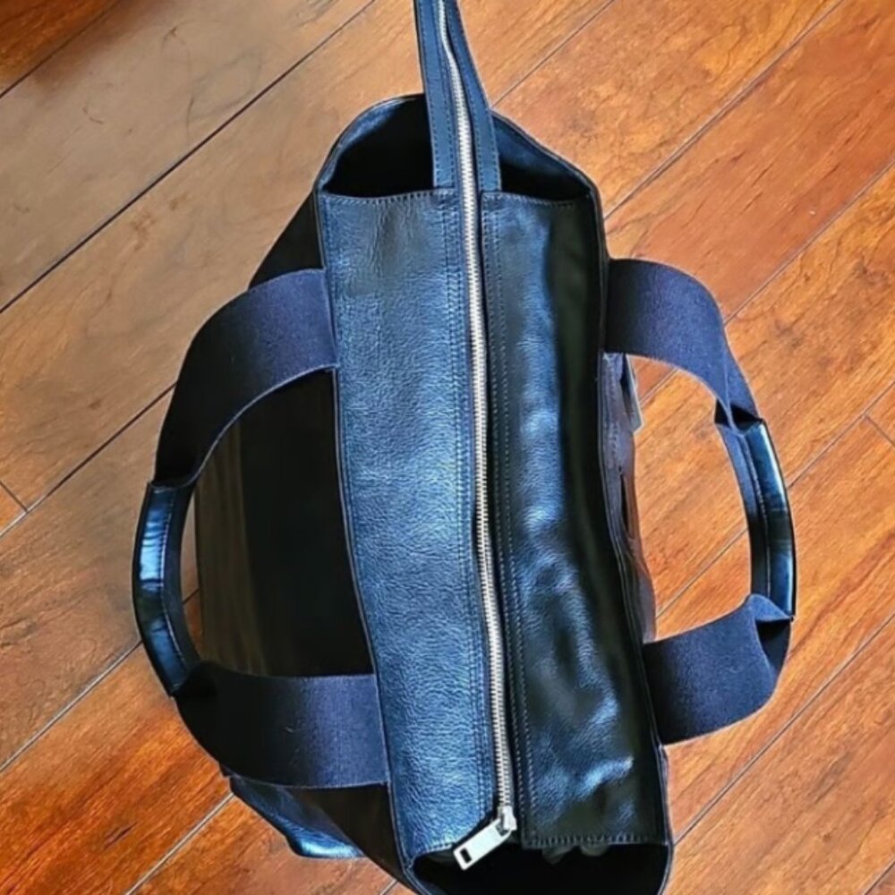 NWT Jack Spade Leather Tote Bag Sample Prototype & L.L. Bean Storage Bag - Picture 6 of 14